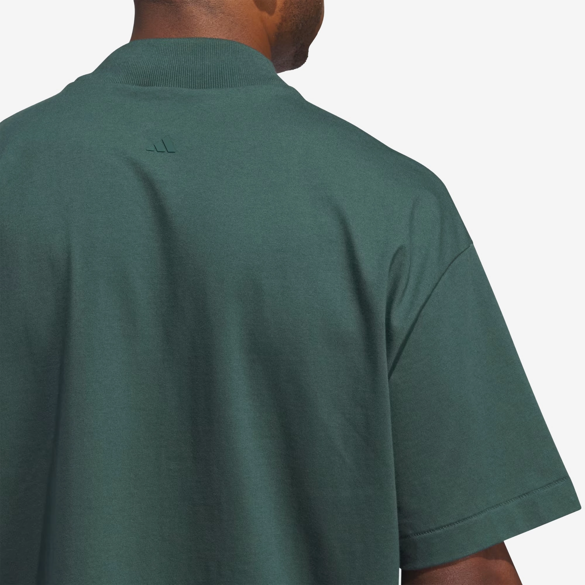 Adidas | BASKETBALL TEE  { MINERAL GREEN