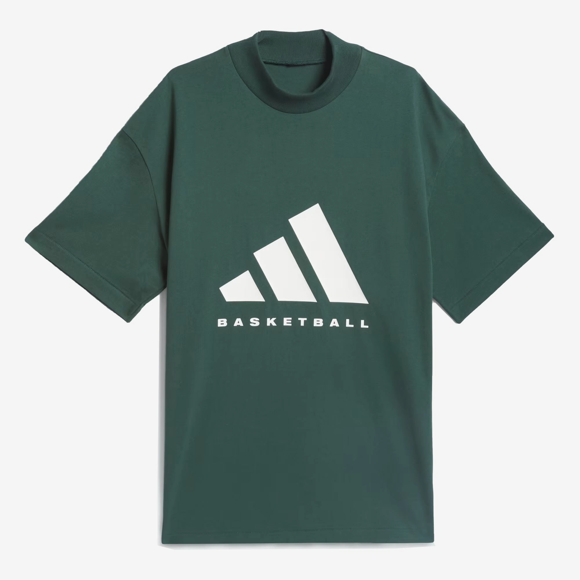 Adidas | BASKETBALL TEE  { MINERAL GREEN
