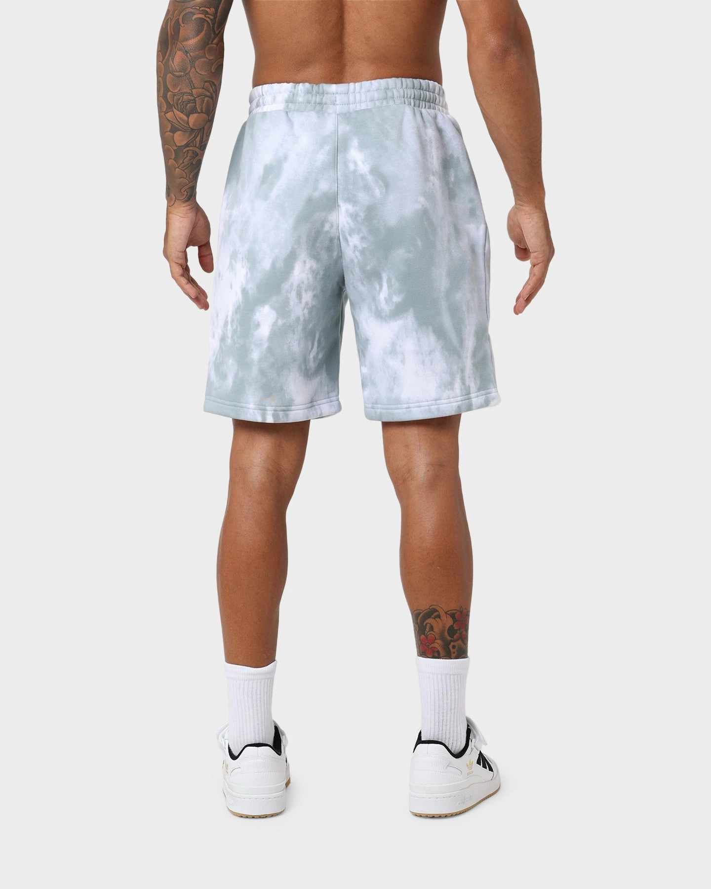 Adidas Adicolor Essentials Trefoil Tie-Dyed Shorts Magic Grey/Multi