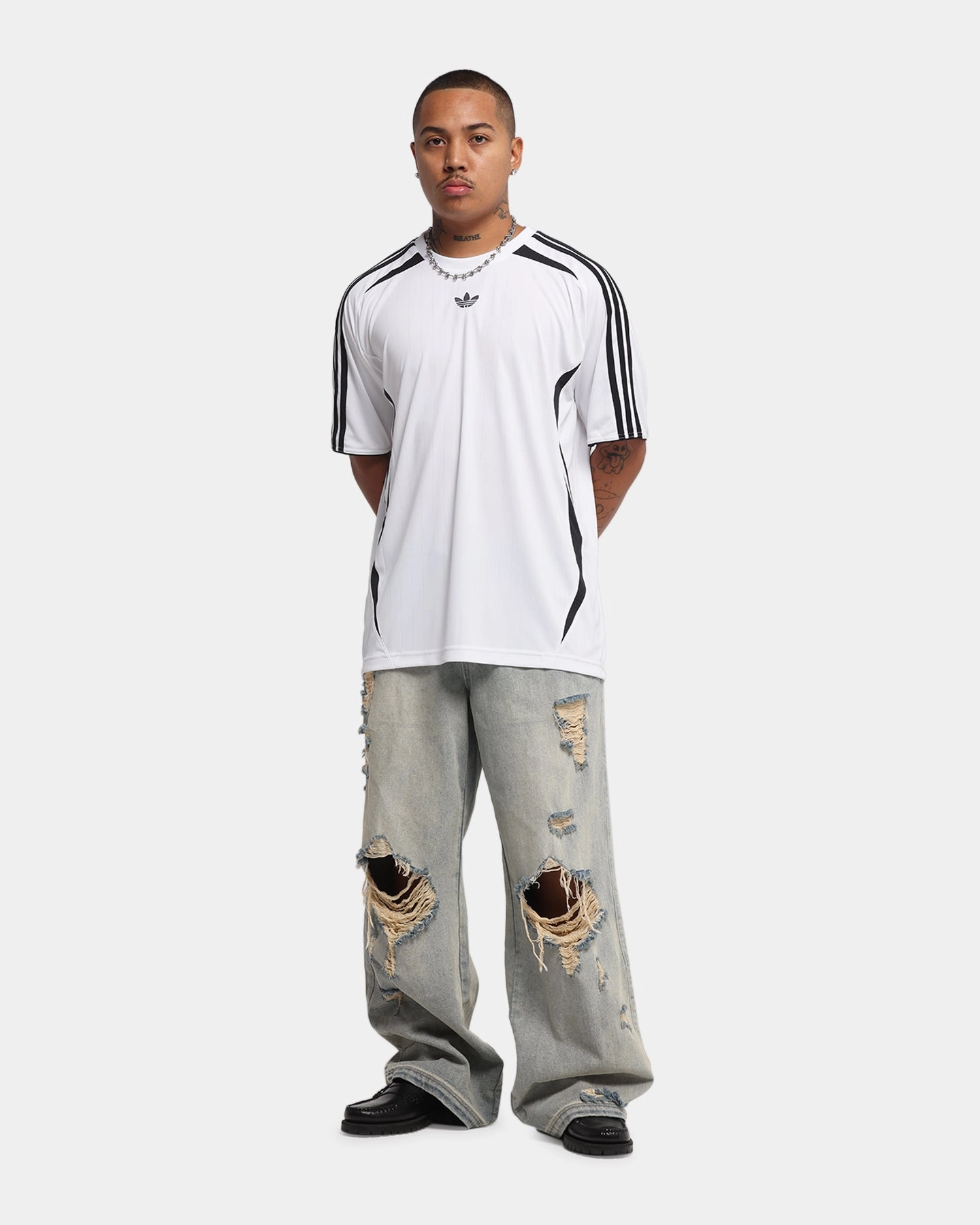 Adidas Adicolor Teamgeist T-Shirt White/Black