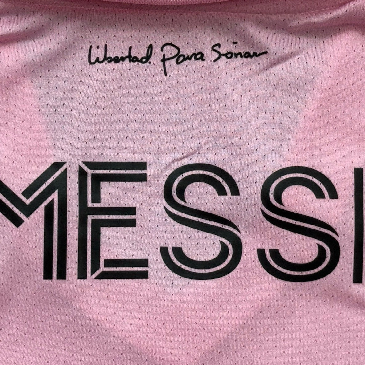adidas Authentic Inter Miami Lionel Messi Home Jersey 22/23 w/ Leagues Cup Final   Match Details (True Pink/Black)