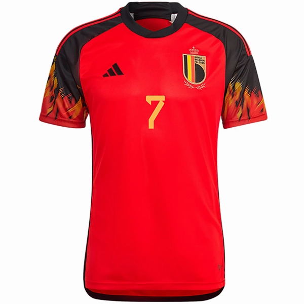 adidas Belgium Kevin De Bruyne Home Jersey 22/23 (Red/Black)