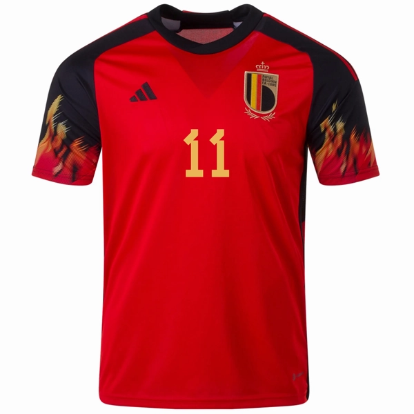 adidas Belgium Yannick Carrasco Home Jersey 22/23 (Red/Black)