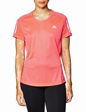 adidas Damen T-Shirt Own The Run T-Shirt. Sigpnk. M. FT2404