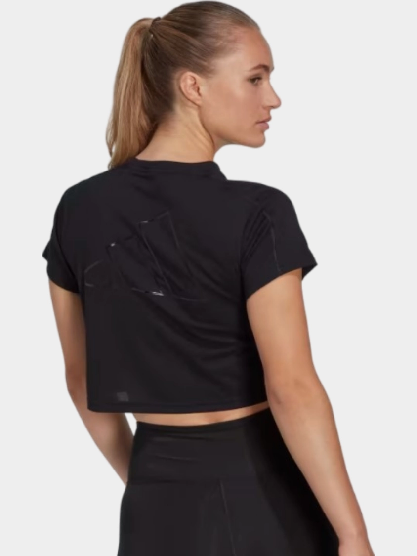 Adidas Essentials 3 Bar Women Training T-Shirt Black