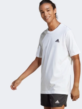 Adidas Essentials Men Sportswear T-Shirt White