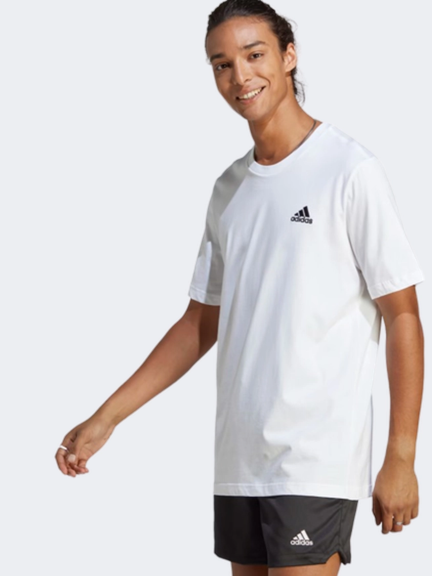 Adidas Essentials Men Sportswear T-Shirt White