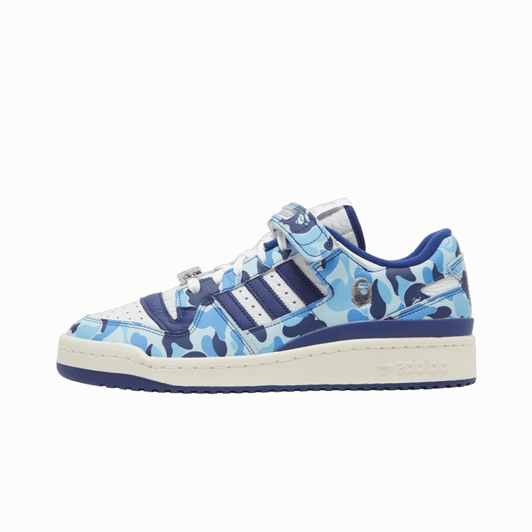 Adidas Forum 84 Low Bape 30th Anniversary Blue Camo