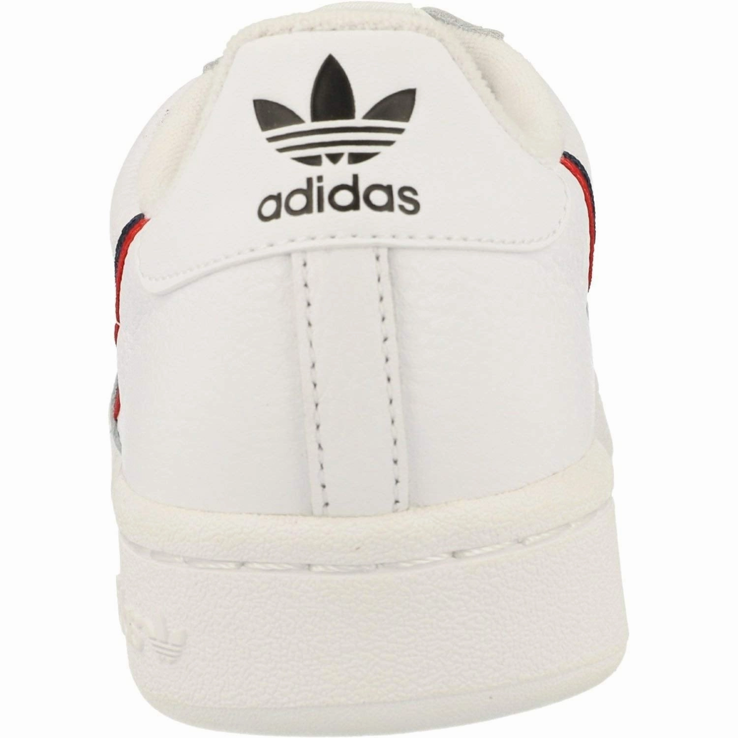 adidas Herren Continental Straßen-Laufschuh. Weiß FTWR White Scarlet Collegiate Navy. 36 2/3 EU