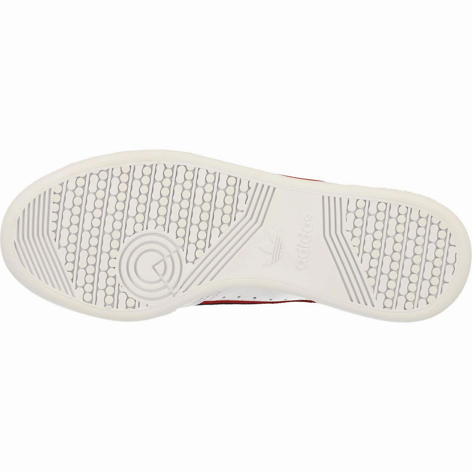 adidas Herren Continental Straßen-Laufschuh. Weiß FTWR White Scarlet Collegiate Navy. 36 2/3 EU