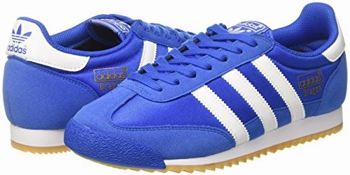 adidas Herren Dragon OG BB1269 Gymnastikschuhe. Blau (Blue/FTWR White/Gum 3)