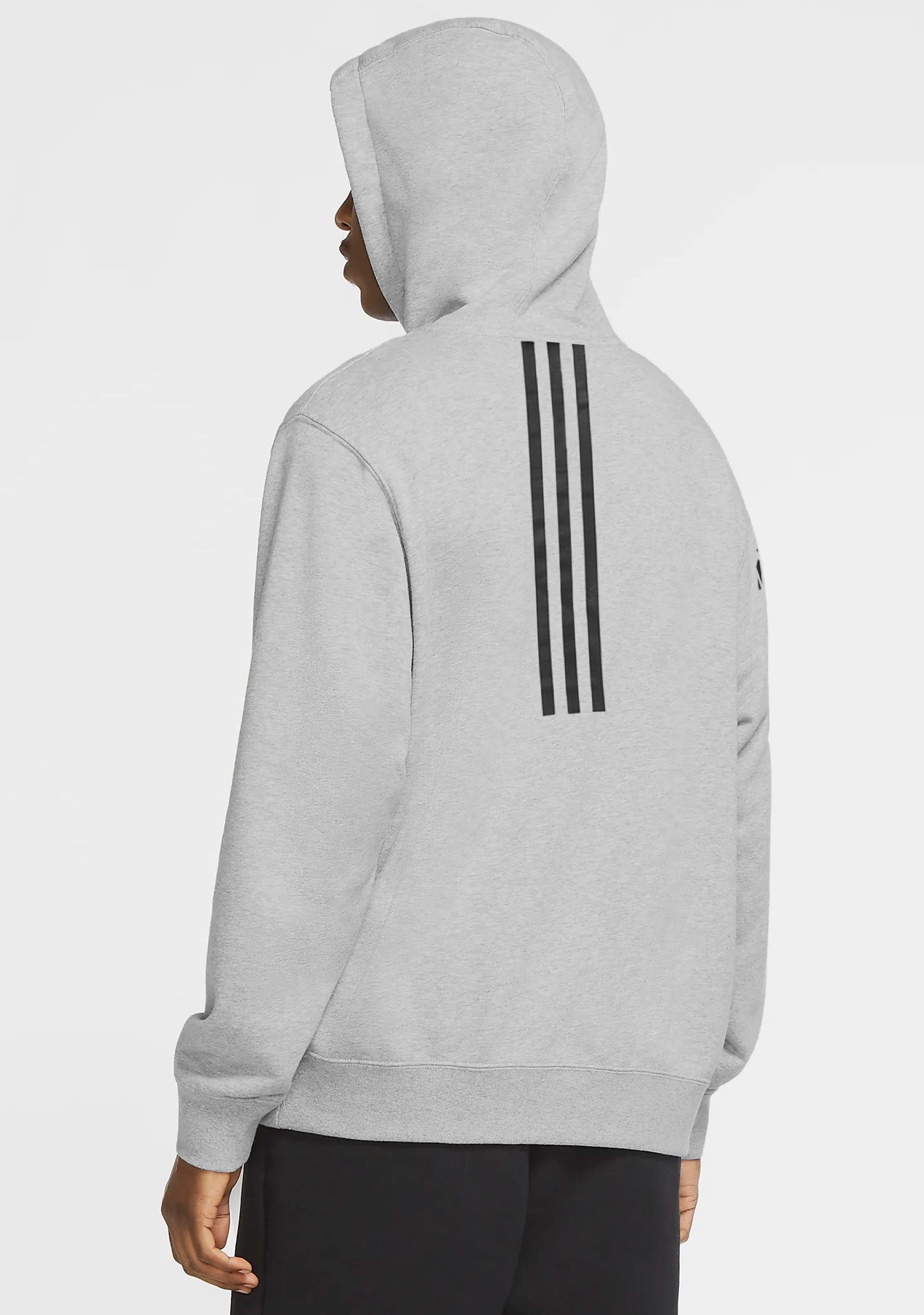 Adidas Men's WBC Traditional Grey/Black Boxing Hoodie