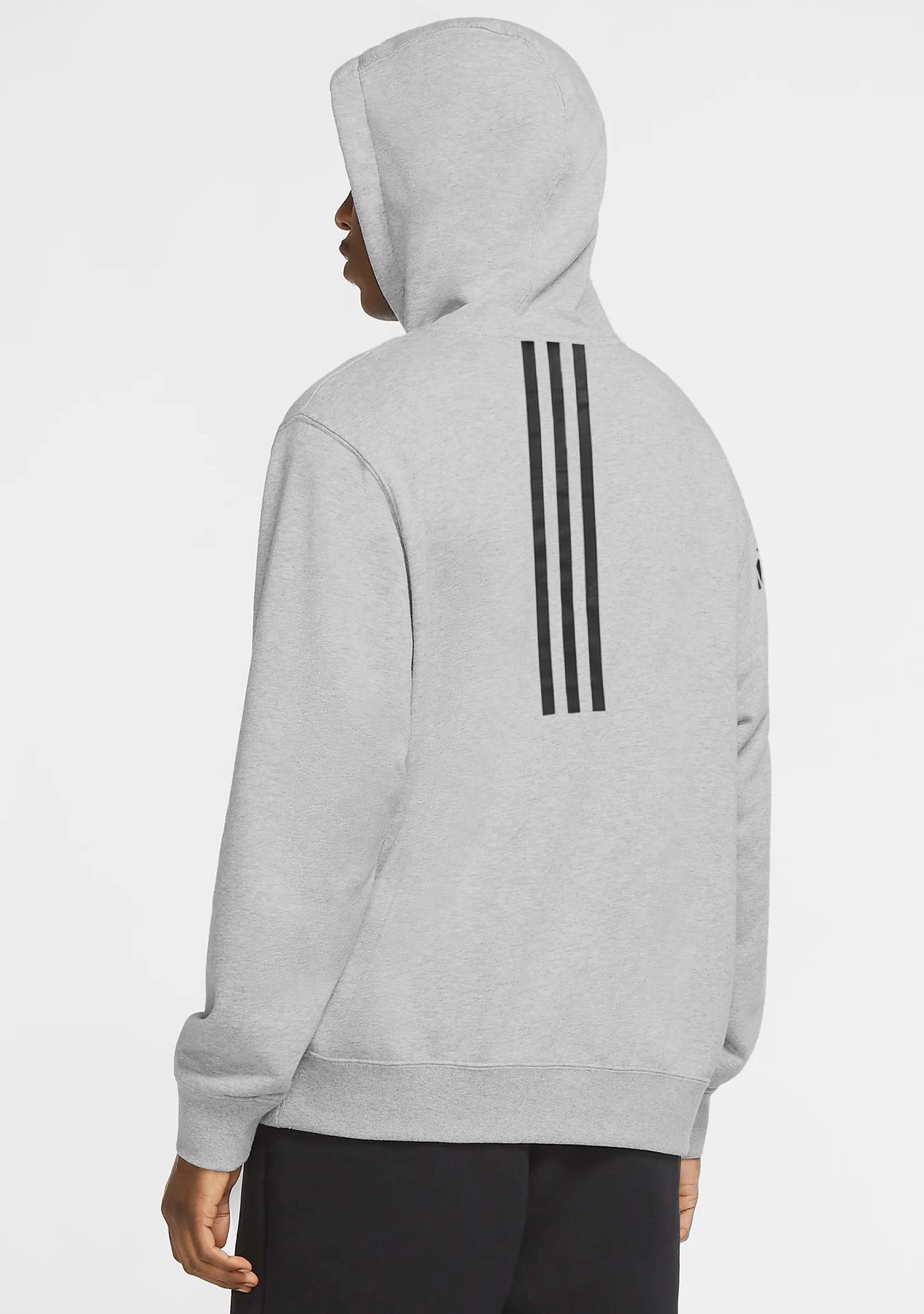Adidas Men's WBC Traditional Grey/Black Boxing Hoodie