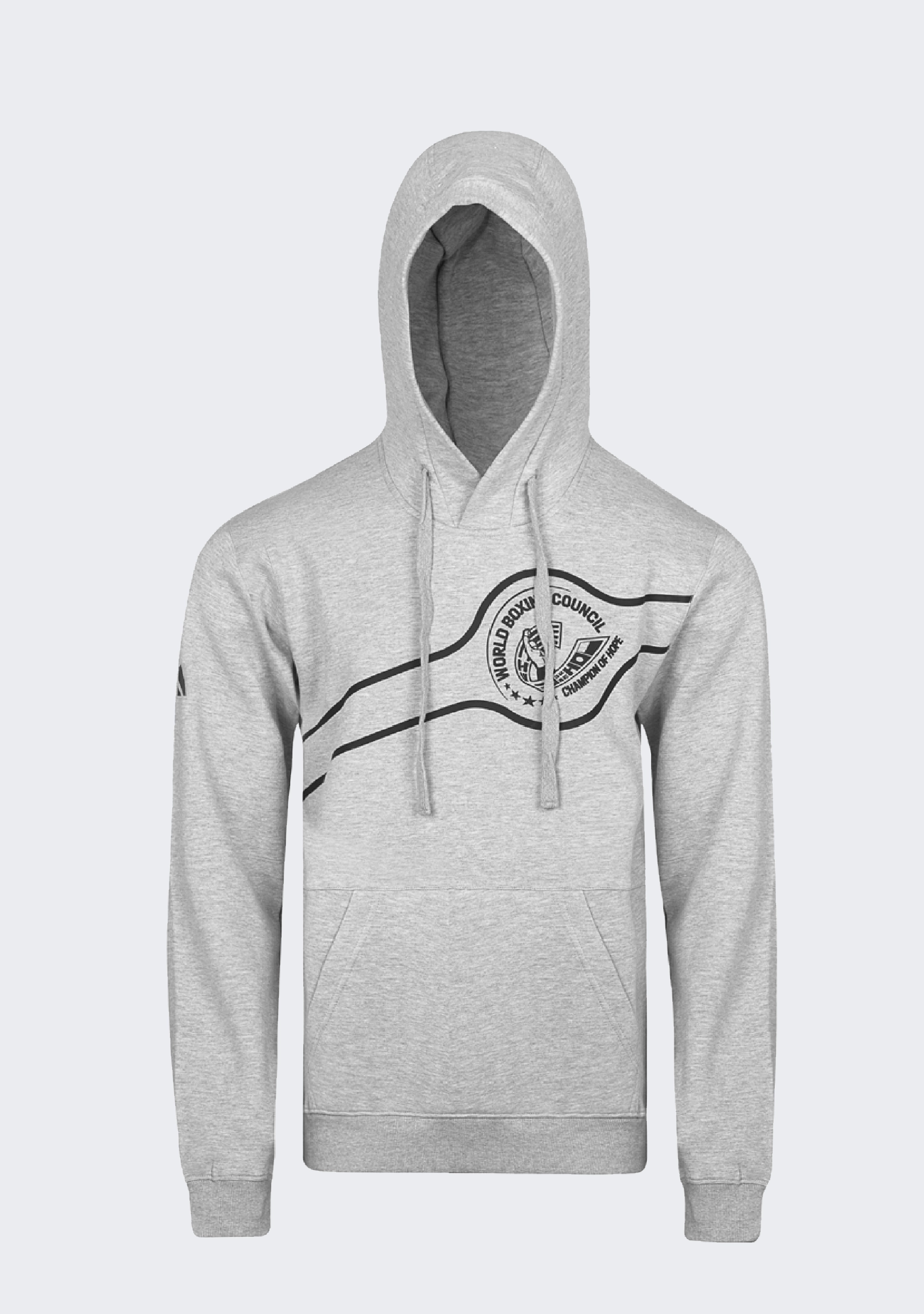 Adidas Men's WBC Traditional Grey/Black Boxing Hoodie