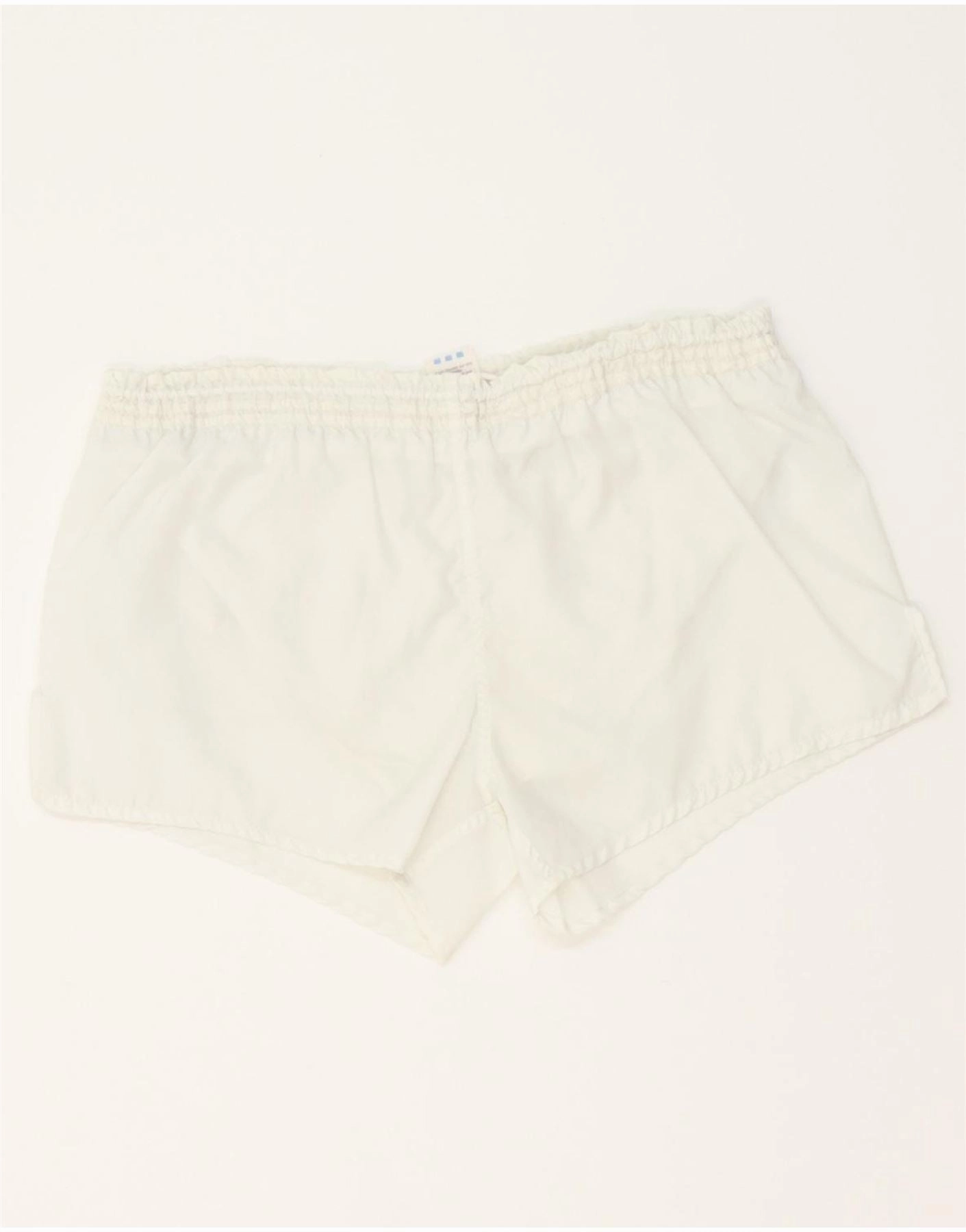 ADIDAS Mens Sport Shorts Small  White Polyester