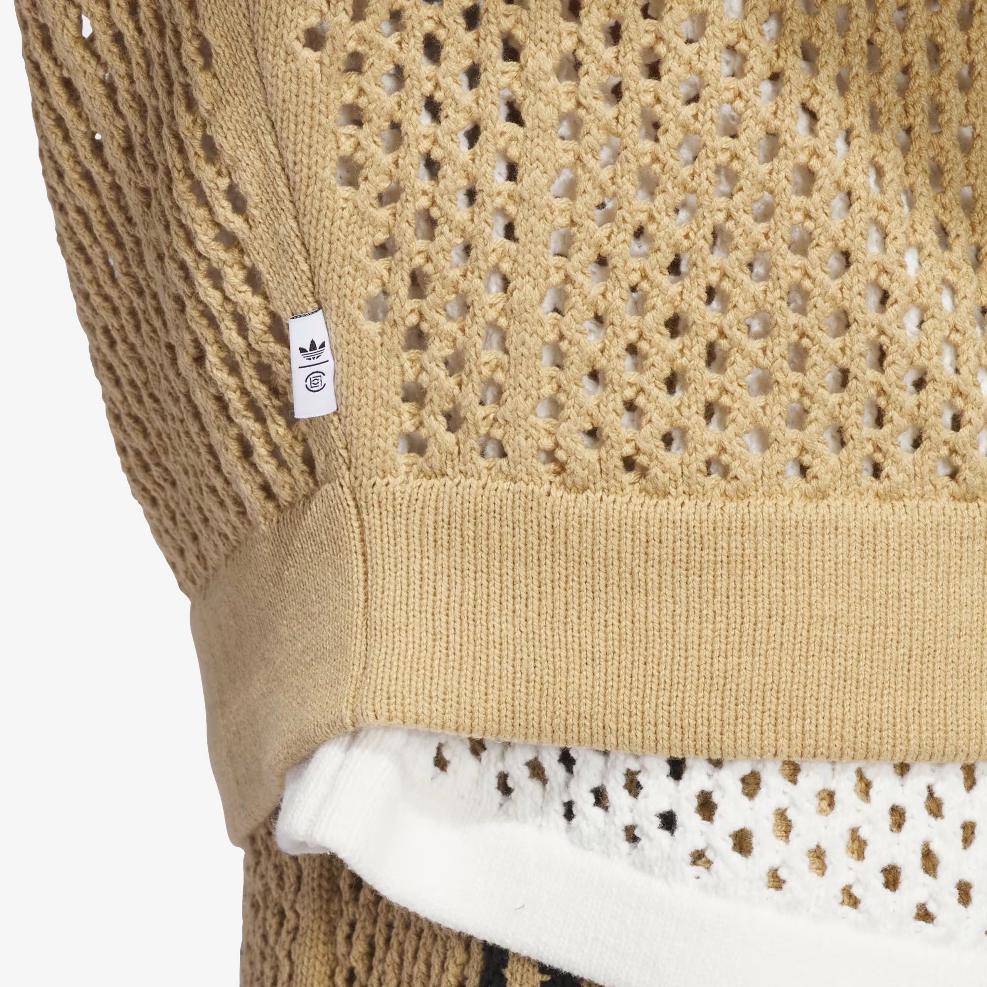 ADIDAS ORIGINALS | CLOT CROCHET TRACK TOP BY EDISON { BEIGE TONE