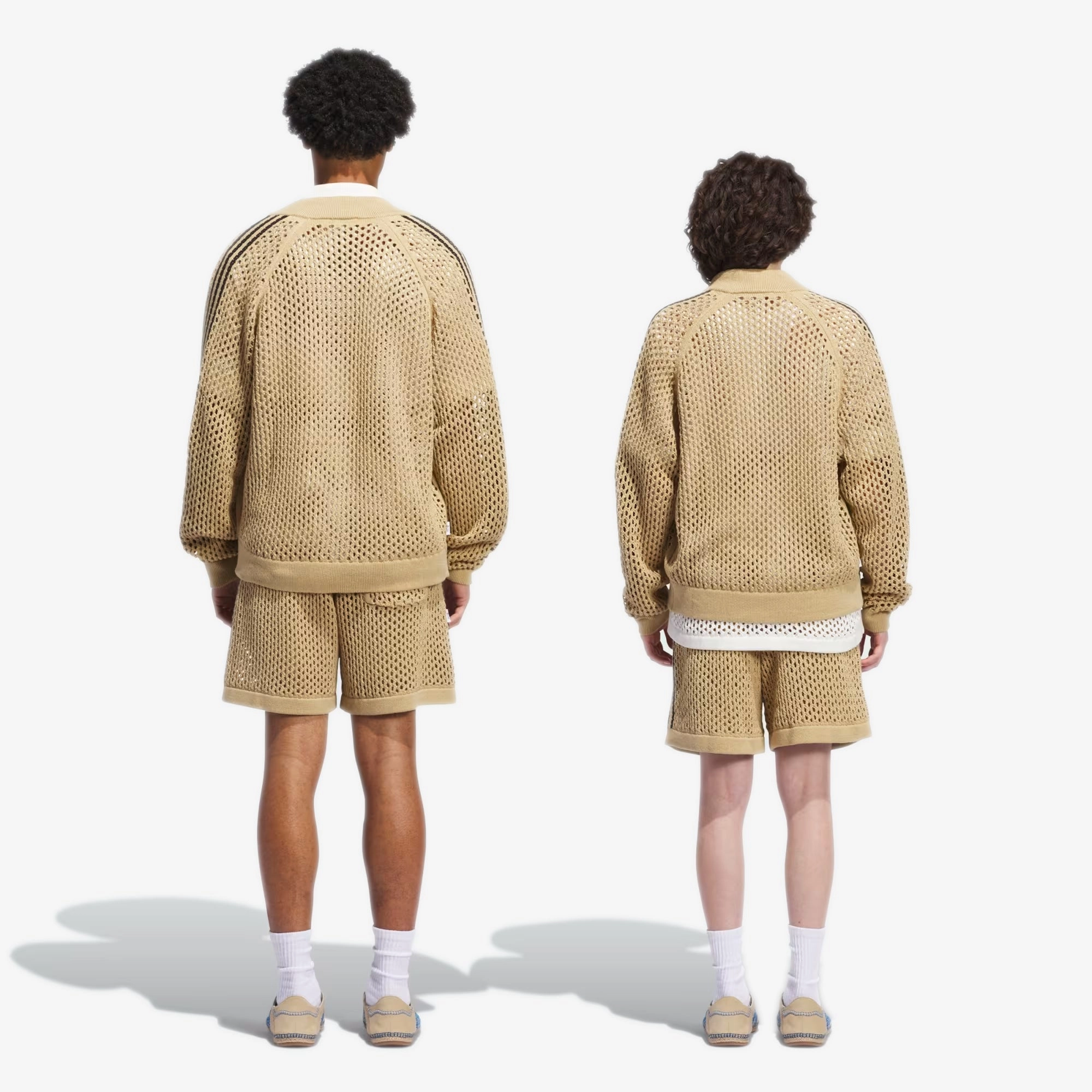 ADIDAS ORIGINALS | CLOT CROCHET TRACK TOP BY EDISON { BEIGE TONE
