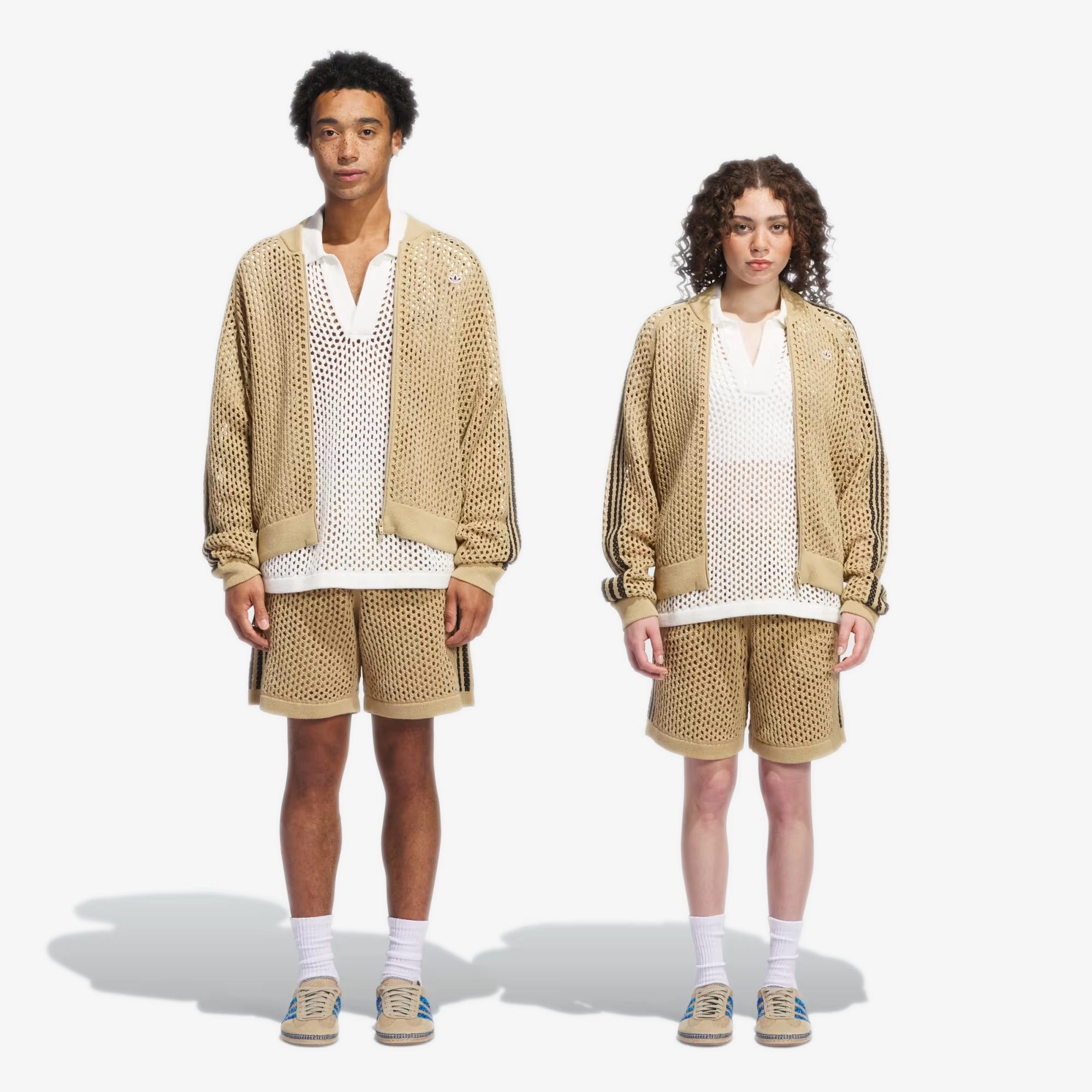 ADIDAS ORIGINALS | CLOT CROCHET TRACK TOP BY EDISON { BEIGE TONE