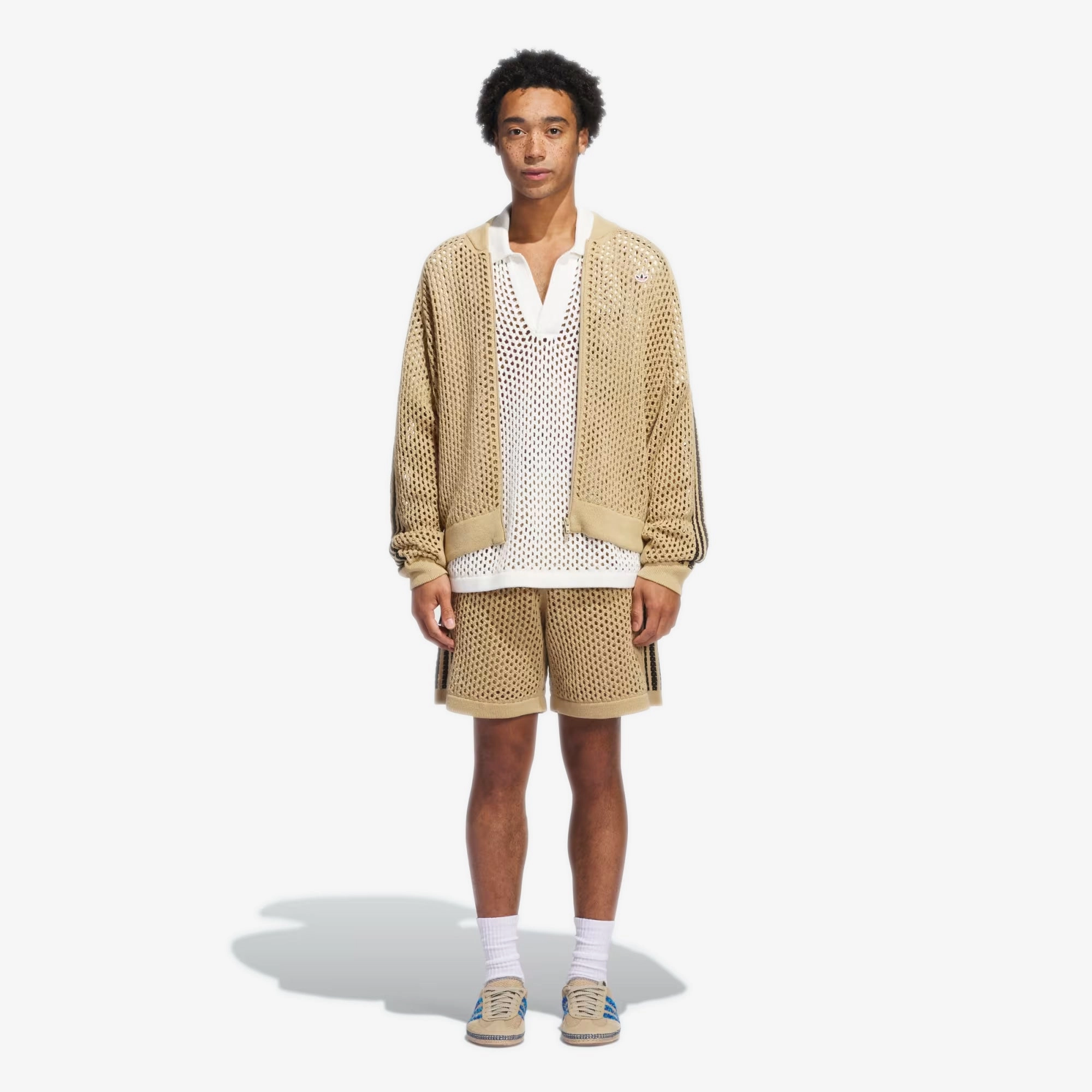 ADIDAS ORIGINALS | CLOT CROCHET TRACK TOP BY EDISON { BEIGE TONE