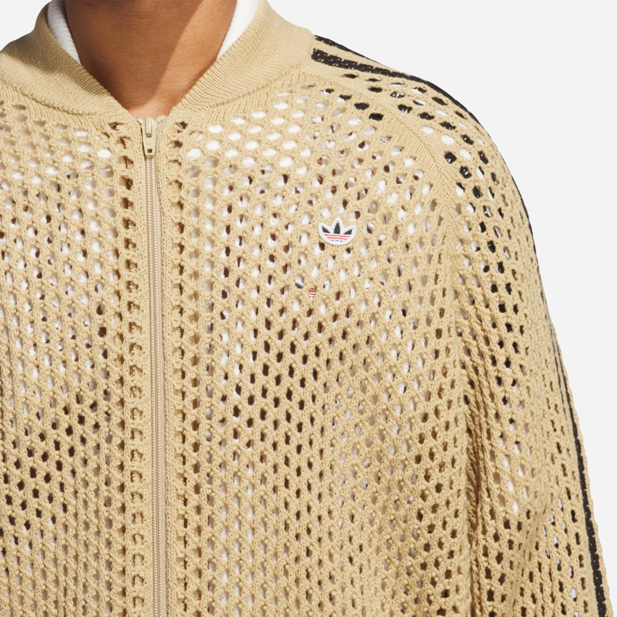 ADIDAS ORIGINALS | CLOT CROCHET TRACK TOP BY EDISON { BEIGE TONE