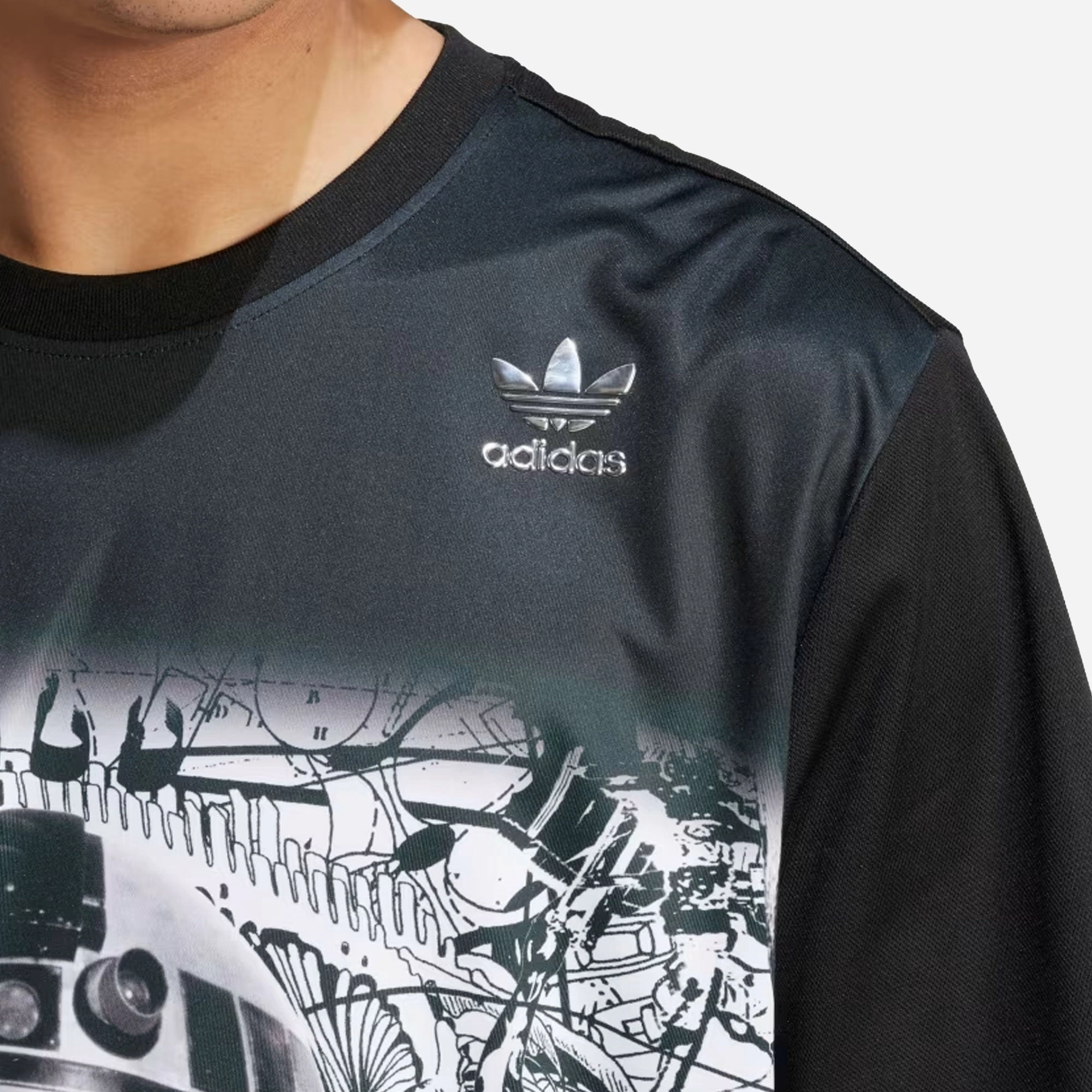 ADIDAS ORIGINALS | STAR WARS NANZUKA GRAPHIC TEE { BLACK