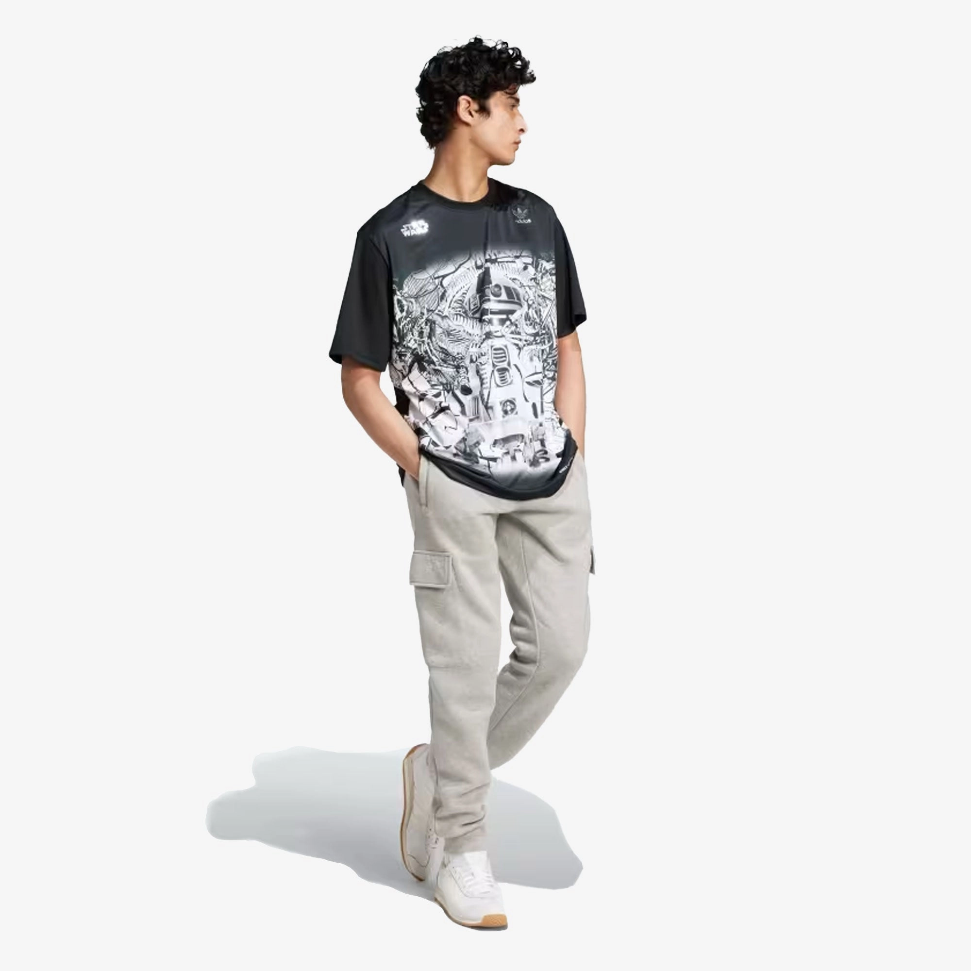 ADIDAS ORIGINALS | STAR WARS NANZUKA GRAPHIC TEE { BLACK