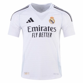 adidas Real Madrid Authentic Home Jersey 24/25 (White/Black)