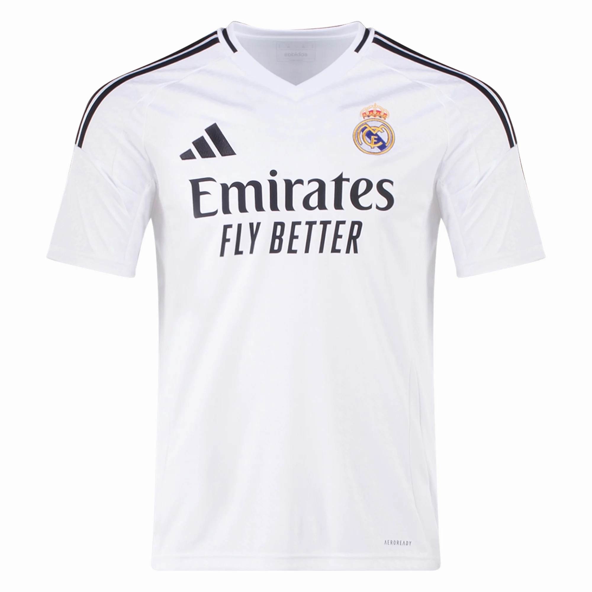 adidas Real Madrid Home Jersey 24/25 (White/Black)