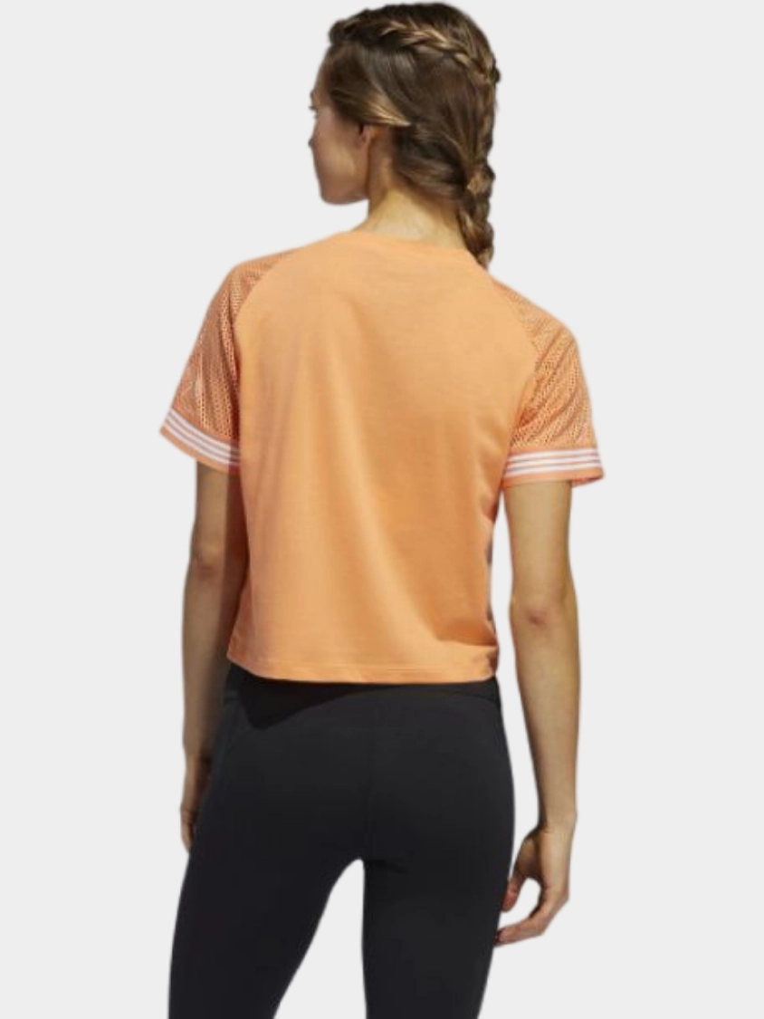 Adidas Ringer Women Training T-Shirt White/Orange