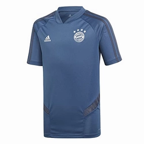 adidas Unisex Kinder FCB Tr JSY Y T-Shirt. braun/blau. 176