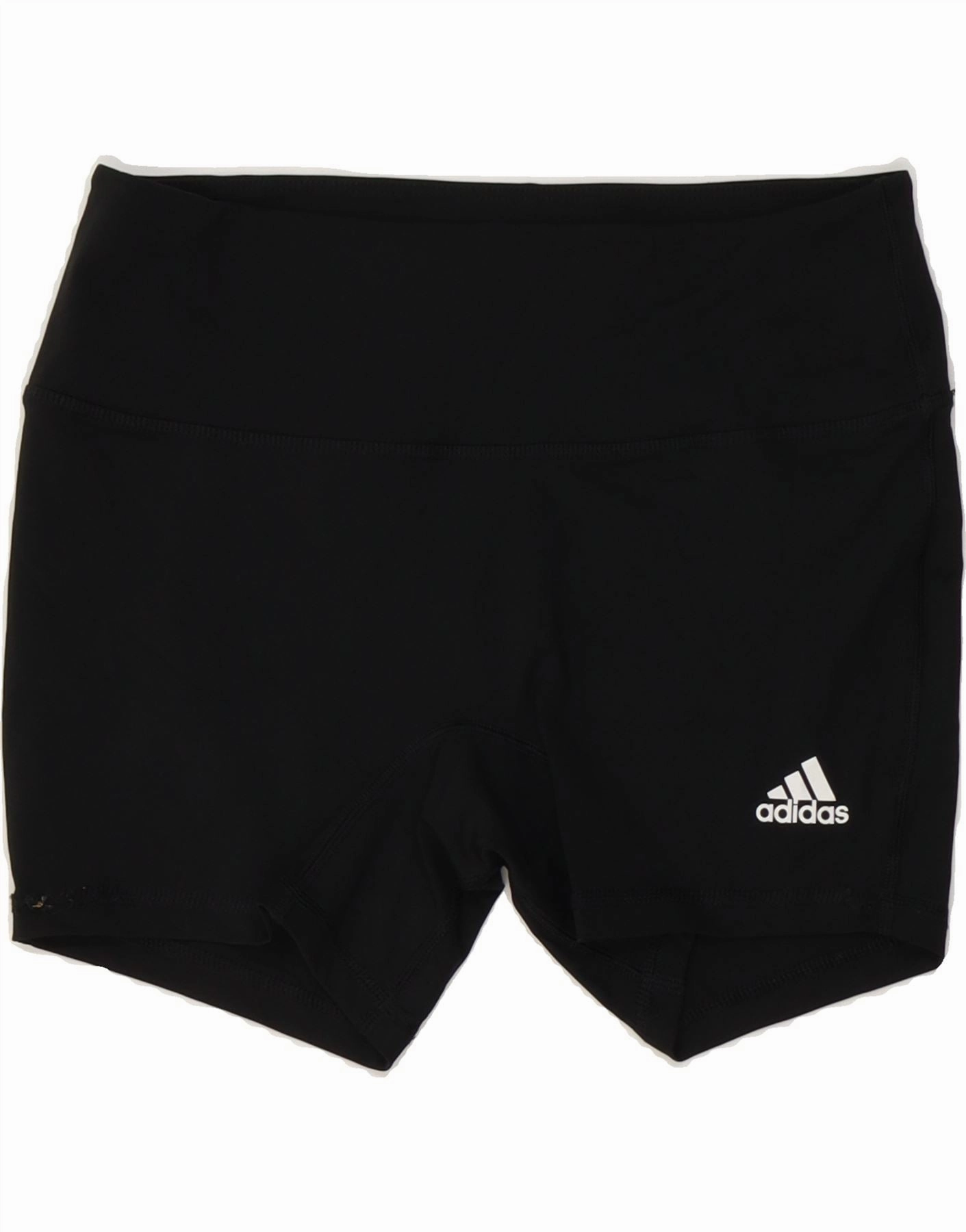 ADIDAS Womens Aeroready Sport Shorts UK 16/18 Large  Black Polyester