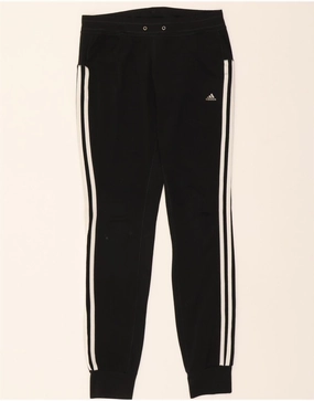 ADIDAS Womens Climacool Tracksuit Trousers Joggers UK 6 XS Black Polyester