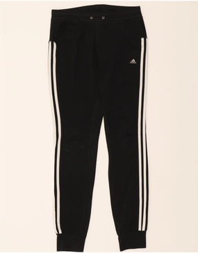 ADIDAS Womens Climacool Tracksuit Trousers Joggers UK 6 XS Black Polyester