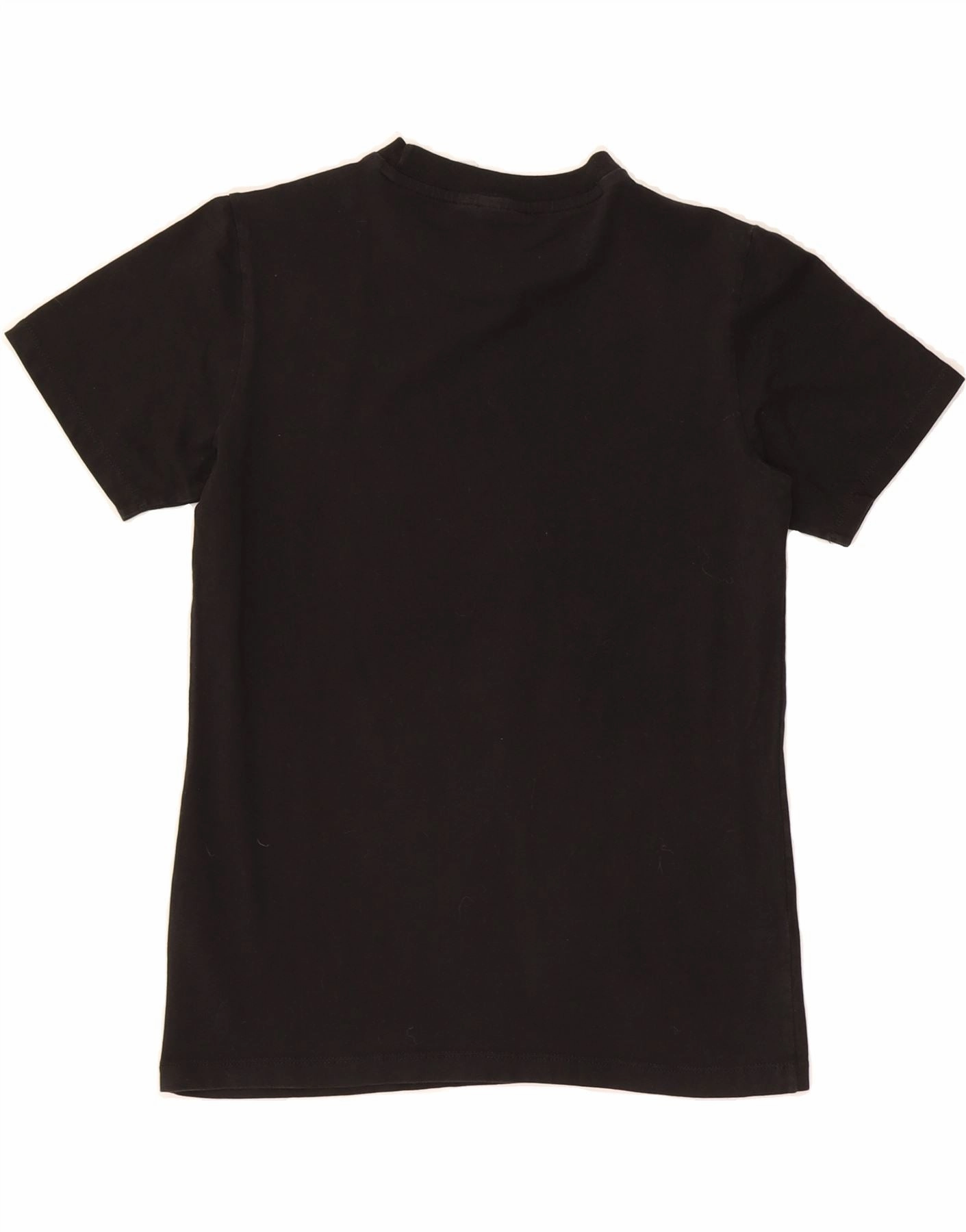 ADIDAS Womens Graphic T-Shirt Top UK 10 Small  Black Cotton