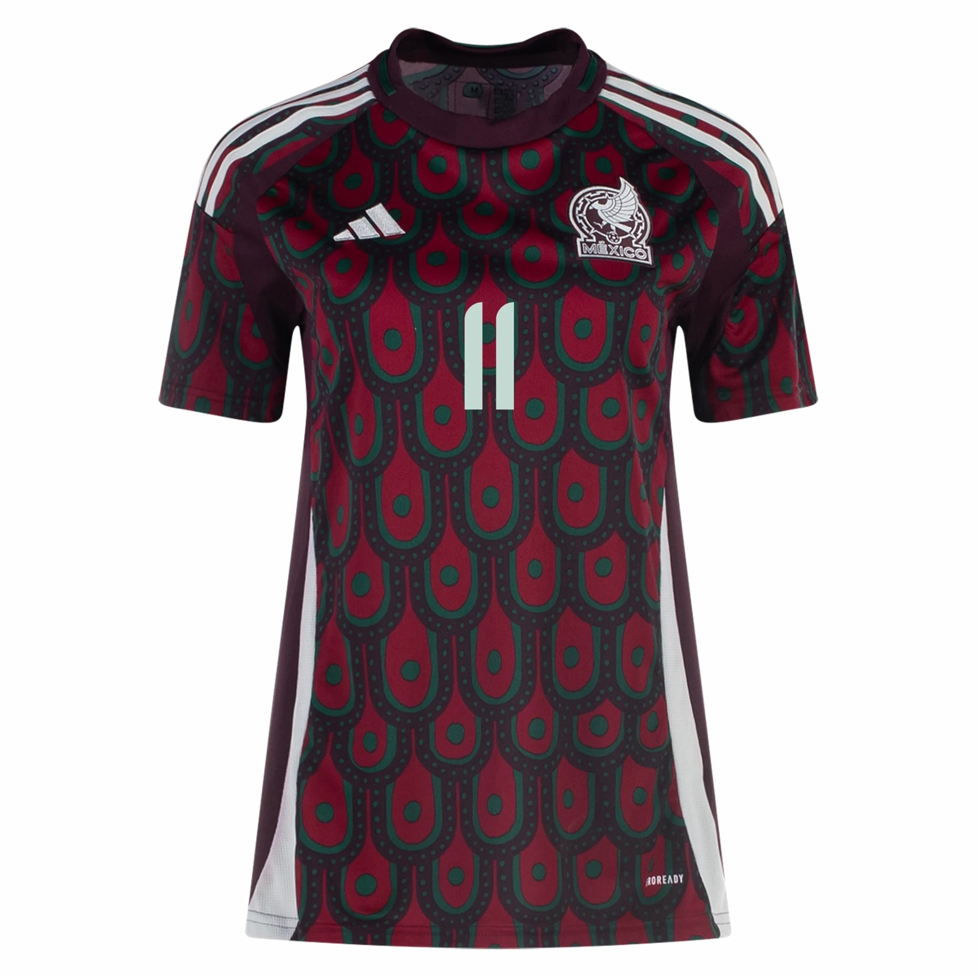 adidas Womens Mexico Santiago Giménez Home Jersey 24/25 (Multicolor)