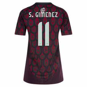 adidas Womens Mexico Santiago Giménez Home Jersey 24/25 (Multicolor)