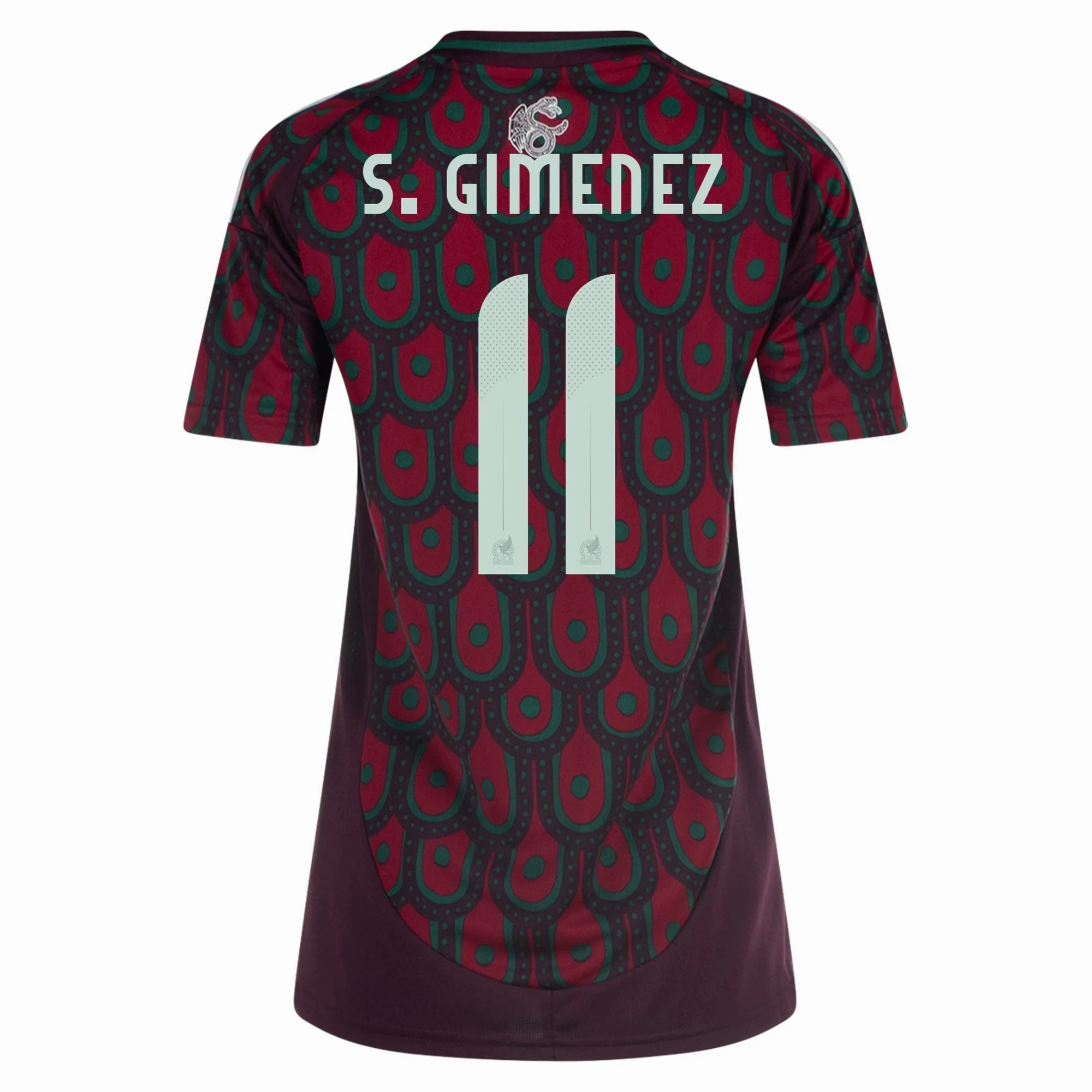 adidas Womens Mexico Santiago Giménez Home Jersey 24/25 (Multicolor)