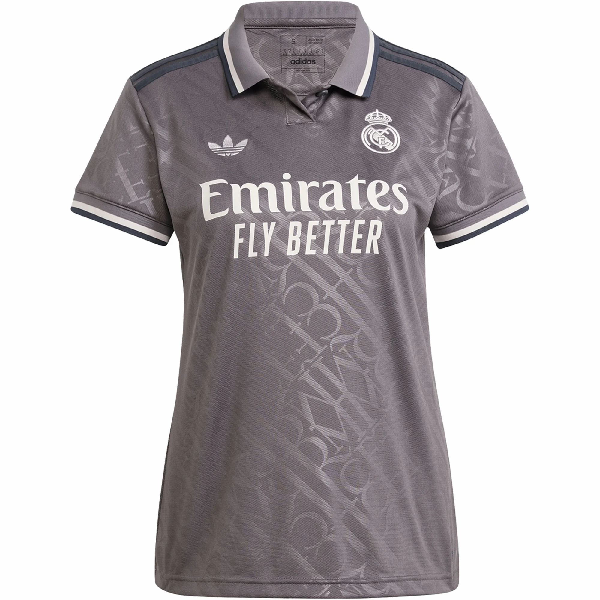 adidas Womens Real Madrid Third Jersey 24/25 (Charcoal)