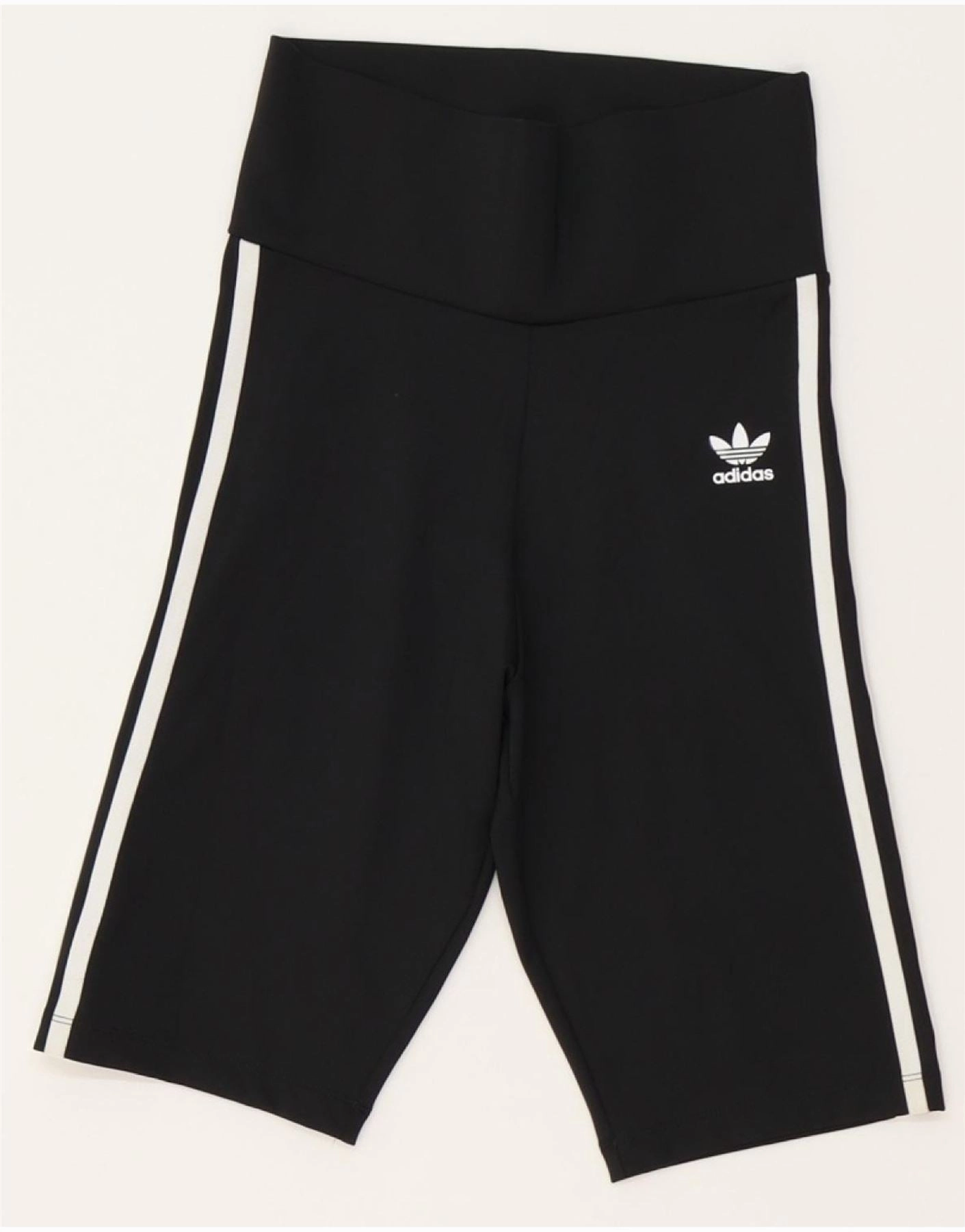 ADIDAS Womens Sport Shorts UK 6 XS Black Polyester