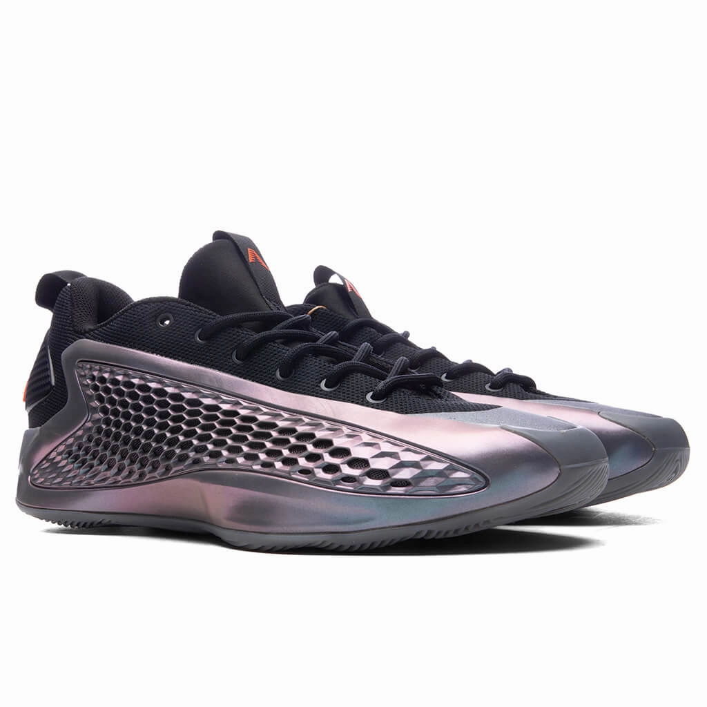 Adidas x Anthony Edwards 1 Low - Iron Metallic/Core Black/Solid Orange