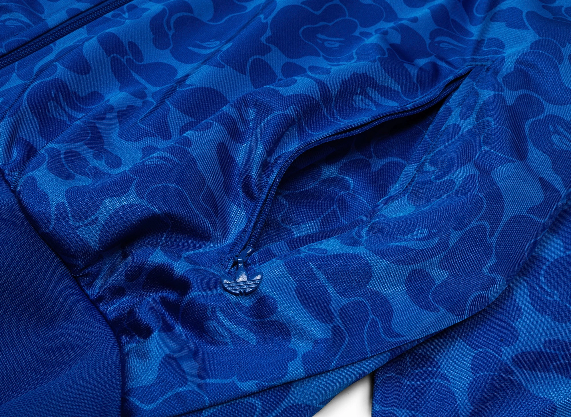 Adidas x Bape AOP Track Top in Blue xld