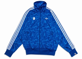 Adidas x Bape AOP Track Top in Blue xld