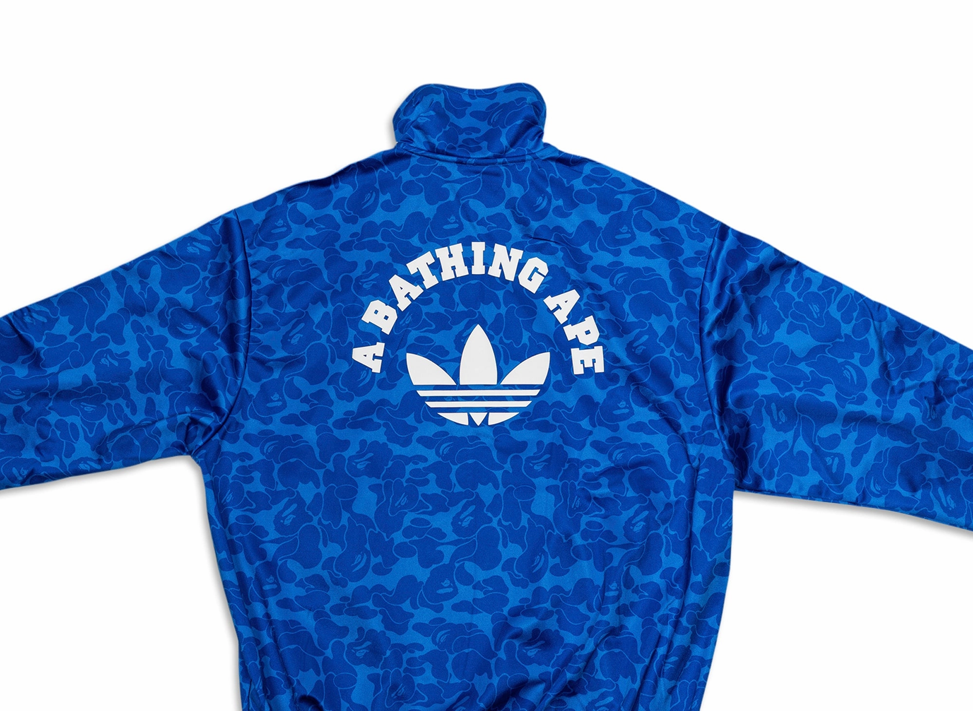 Adidas x Bape AOP Track Top in Blue xld