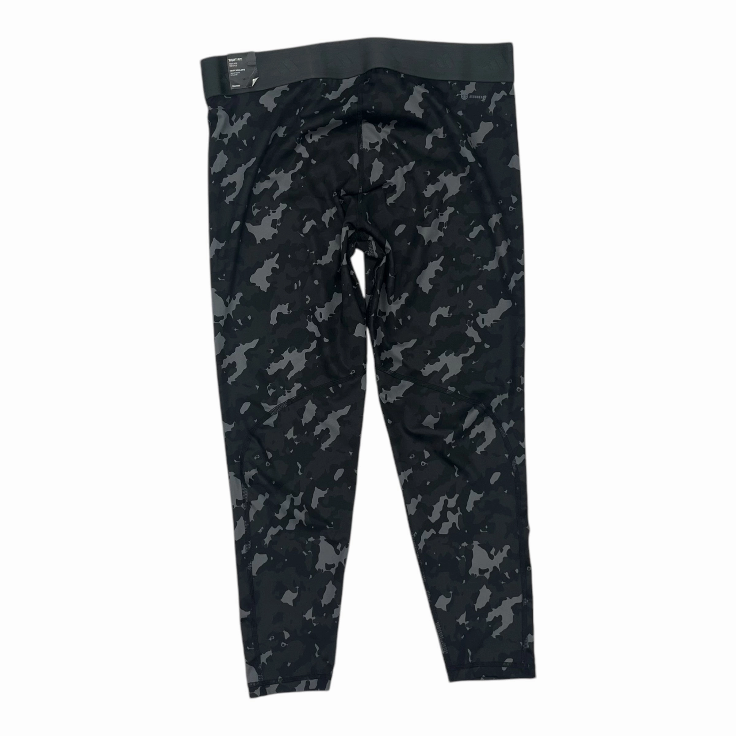 Athletic Capris By Adidas In Black & Grey. Size:Xl