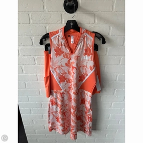 Athletic Dress By Adidas In Orange, Size: M