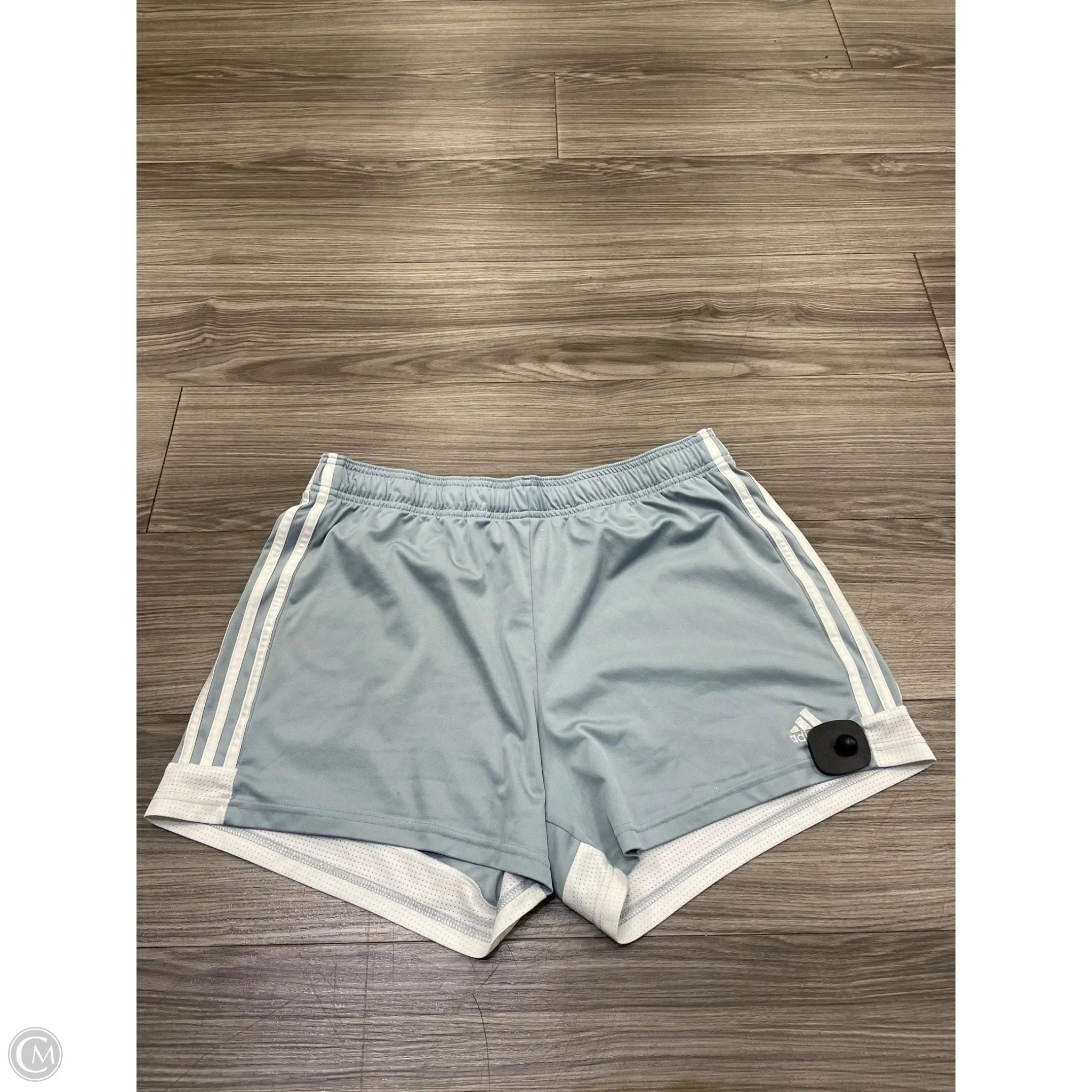 Athletic Shorts By Adidas In Blue & White, Size: Xl