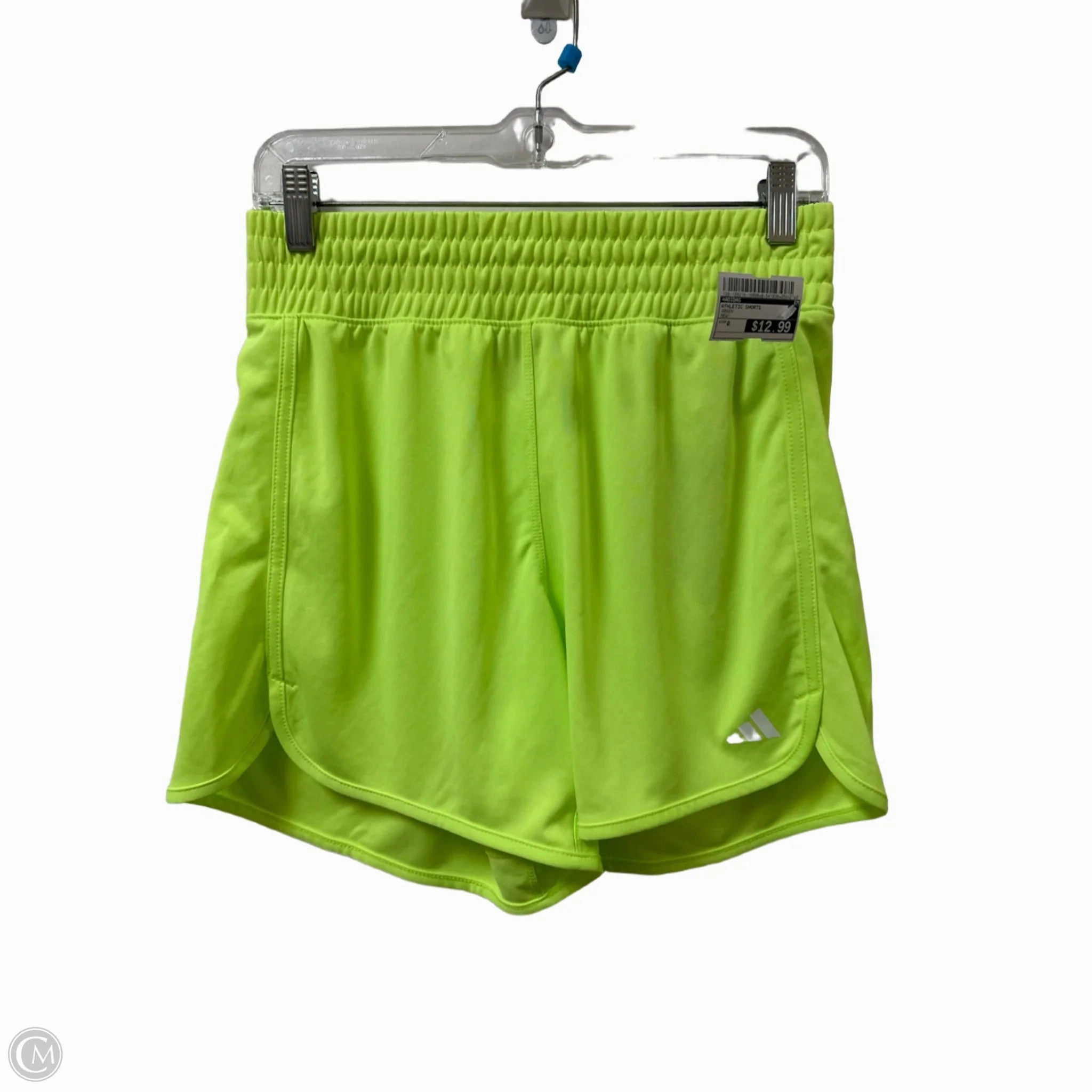 Athletic Shorts By Adidas In Green, Size: 6