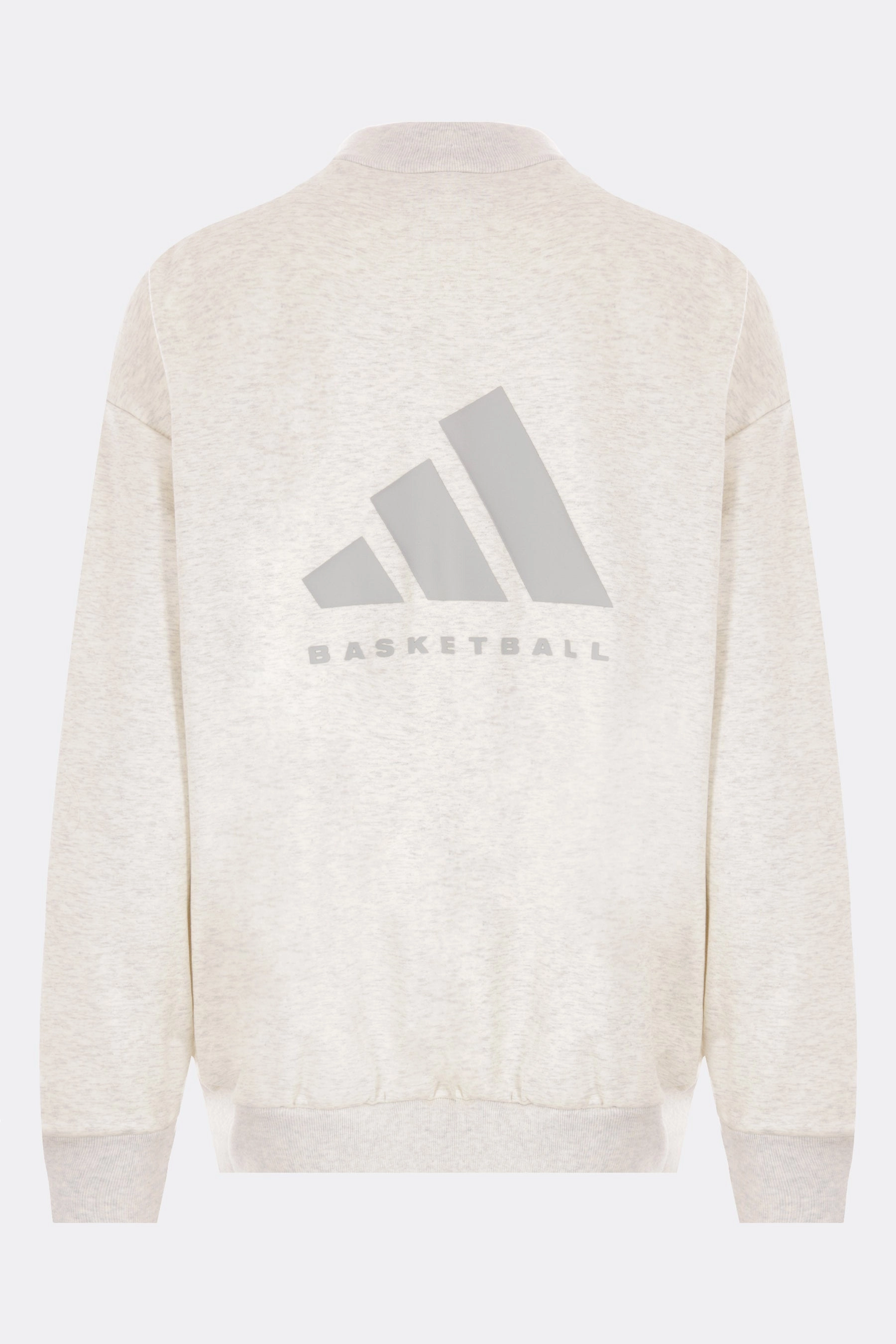 Basketball logo printed recycled fleece sweatshirt