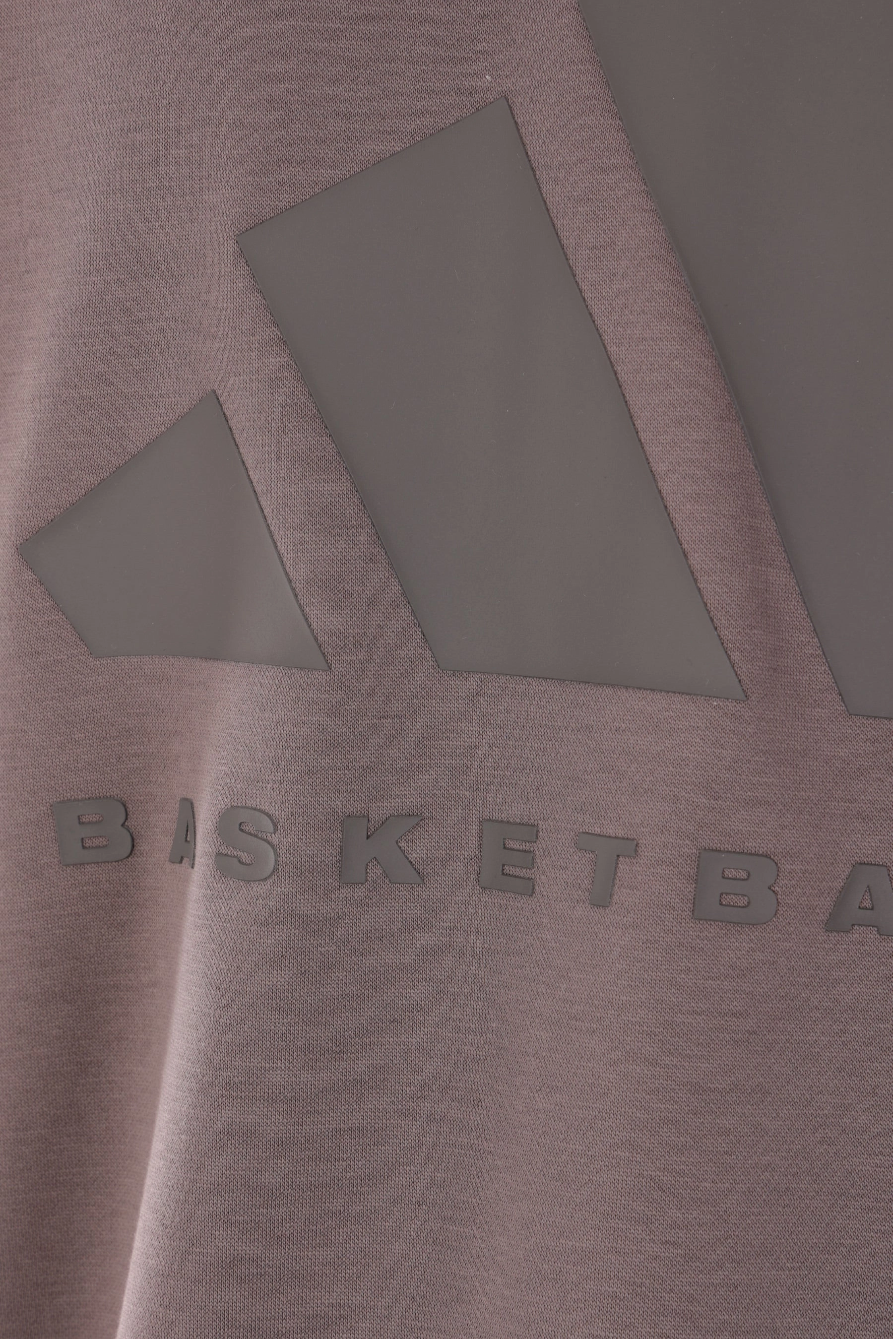 Basketball logo printed recycled fleece sweatshirt