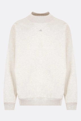 Basketball logo printed recycled fleece sweatshirt